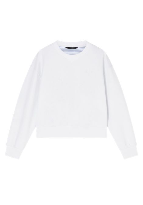 Felpa girocollo con retro a contrasto ARMANI EXCHANGE | Felpe | XW002080 AF21298U0002